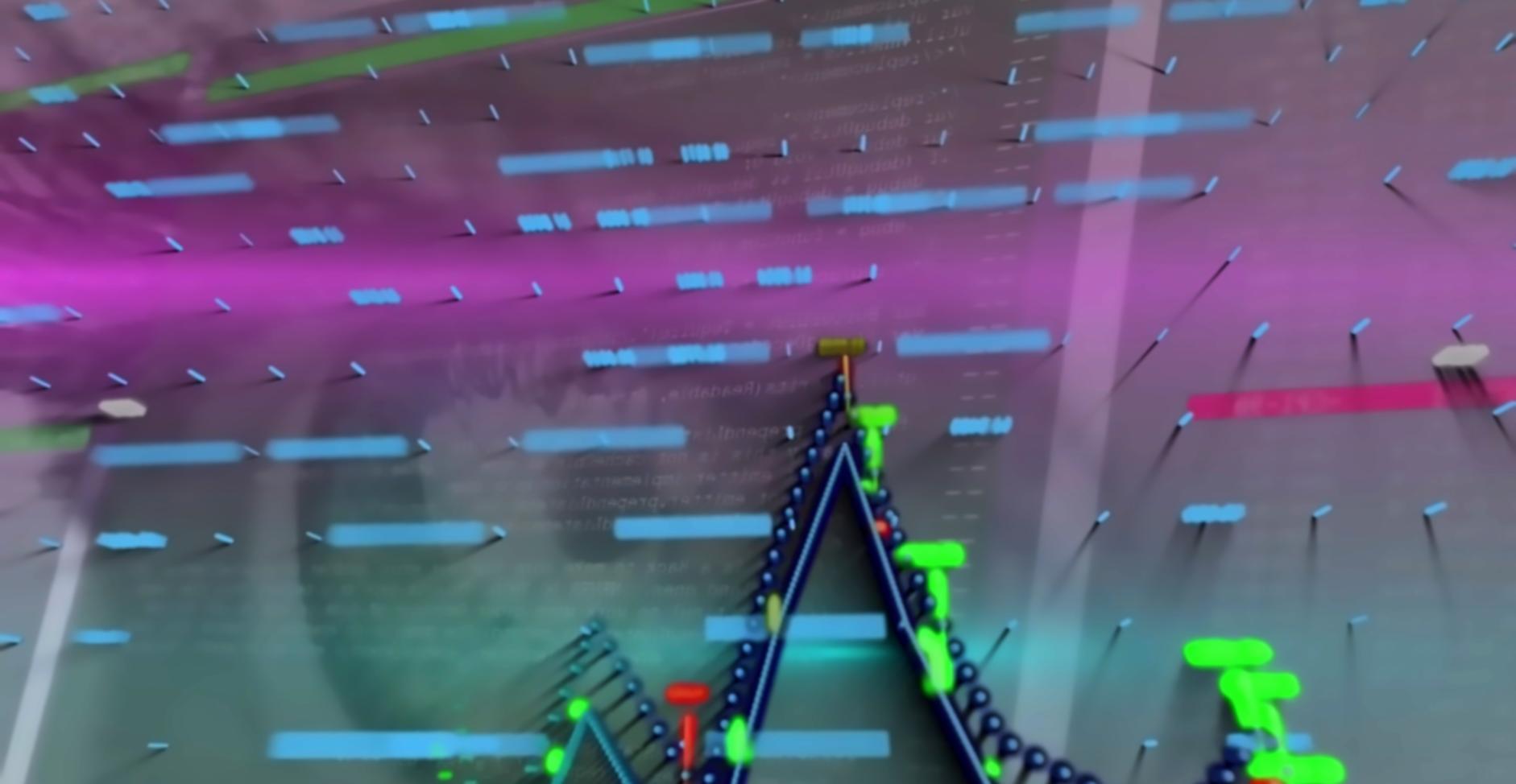 Code review session showing model training logs and performance metrics